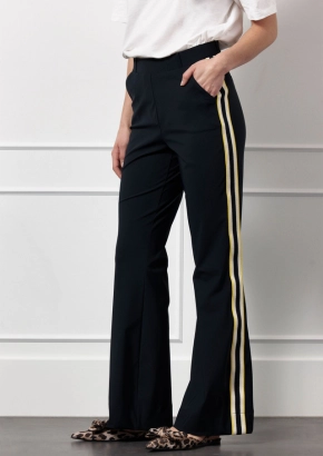 Studio Anneloes broek Nola tape flair trousers