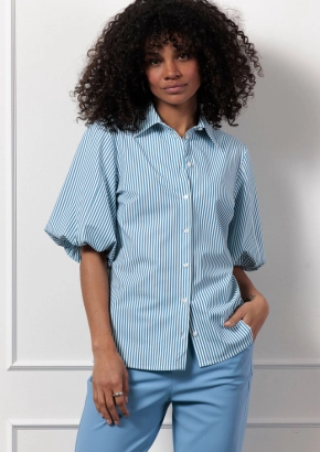 Studio Anneloes blouse Poppy balloon stripe blouse